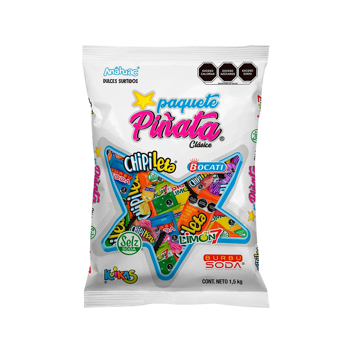 PAQUETE PINATA CLASICO ANAHUAC